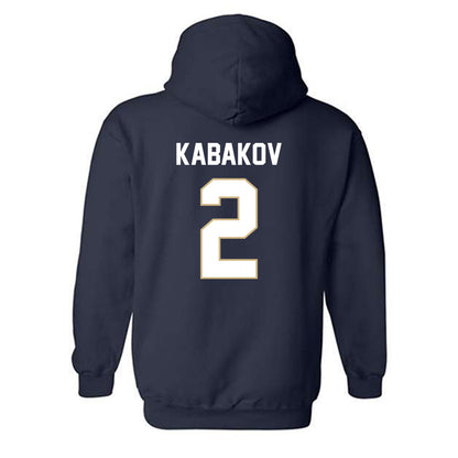 GWU - NCAA Men's Water Polo : Yam Kabakov - Classic Fashion Shersey Hooded Sweatshirt-1