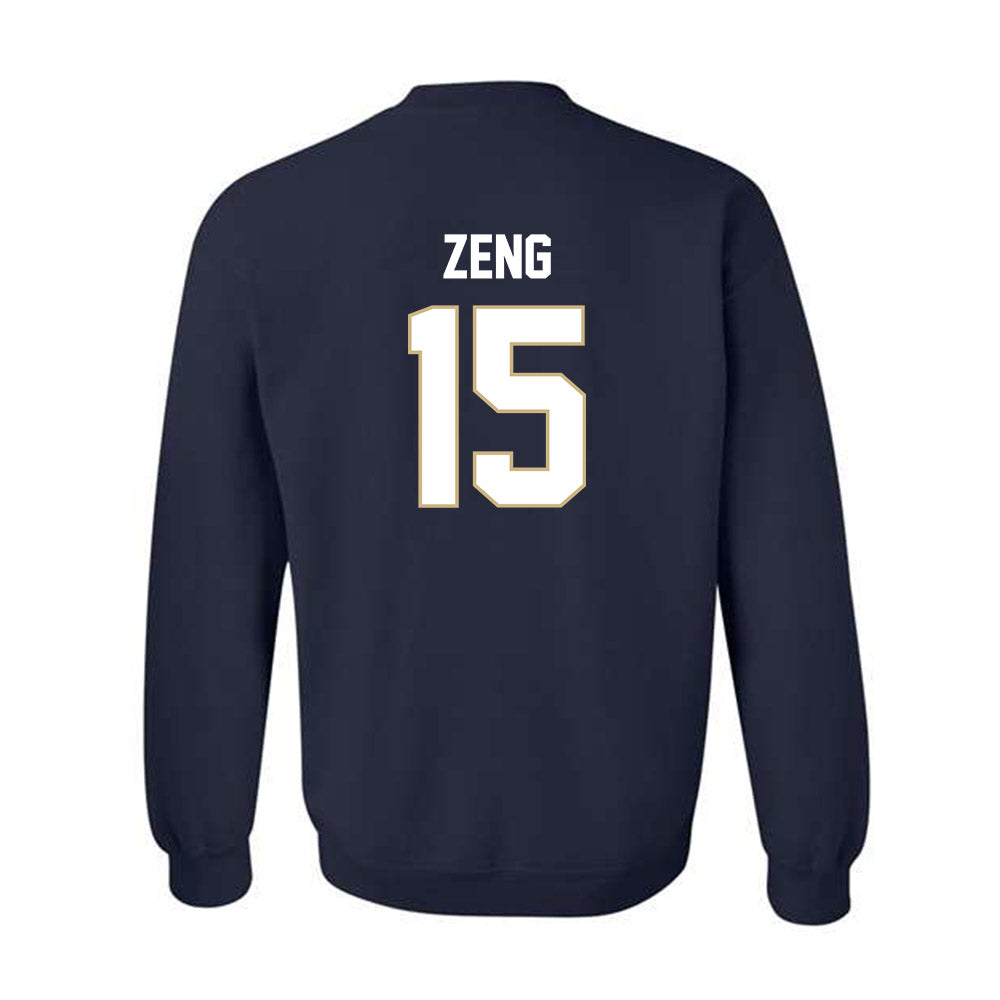 GWU - NCAA Women's Volleyball : Lydia Zeng - Classic Fashion Shersey Crewneck Sweatshirt-1
