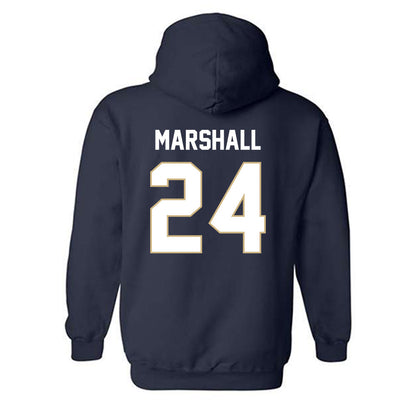 GWU - NCAA Men's Basketball : Tyrone Marshall - Classic Fashion Shersey Hooded Sweatshirt-1