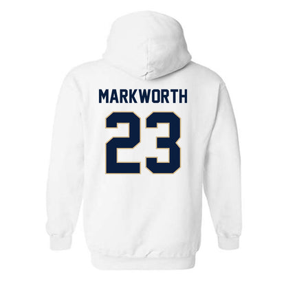 GWU - NCAA Women's Volleyball : Abby Markworth - Classic Fashion Shersey Hooded Sweatshirt-1