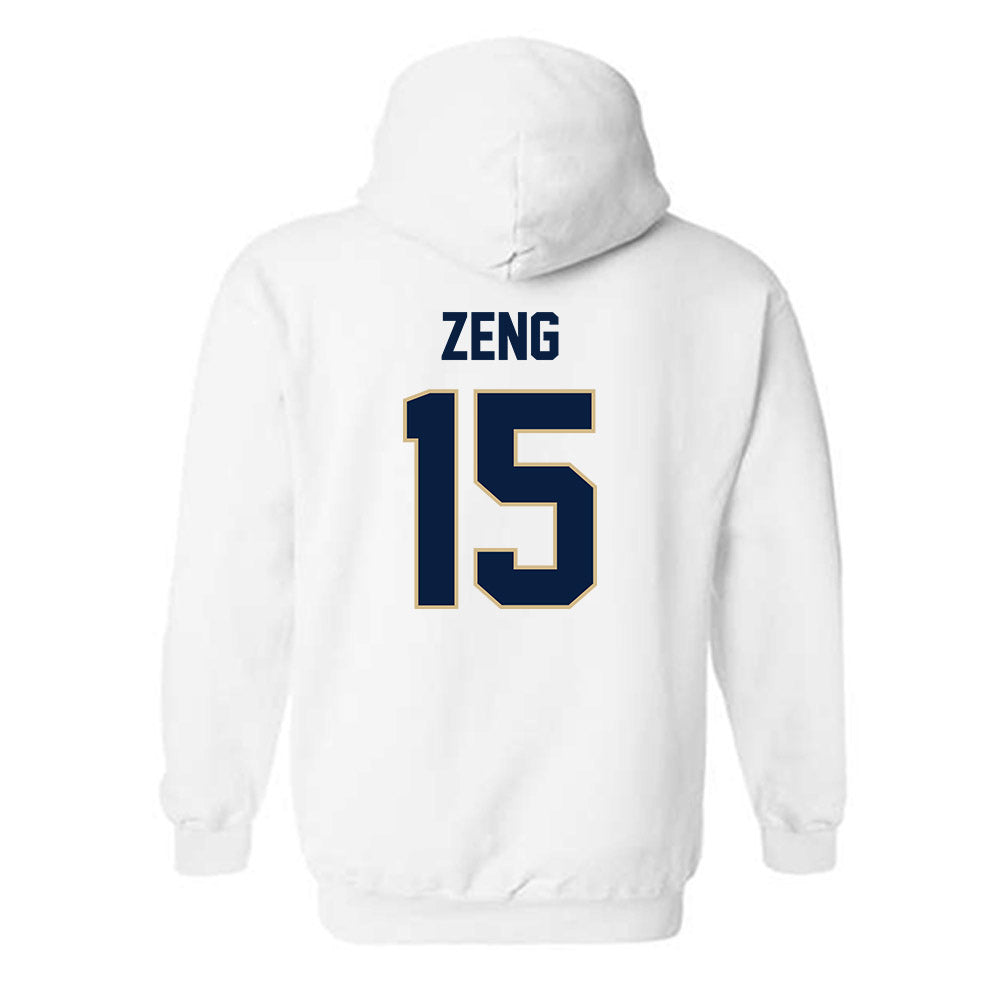 GWU - NCAA Women's Volleyball : Lydia Zeng - Classic Fashion Shersey Hooded Sweatshirt-1
