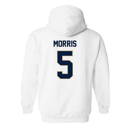 GWU - NCAA Women's Basketball : Nya Morris - Classic Fashion Shersey Hooded Sweatshirt-1