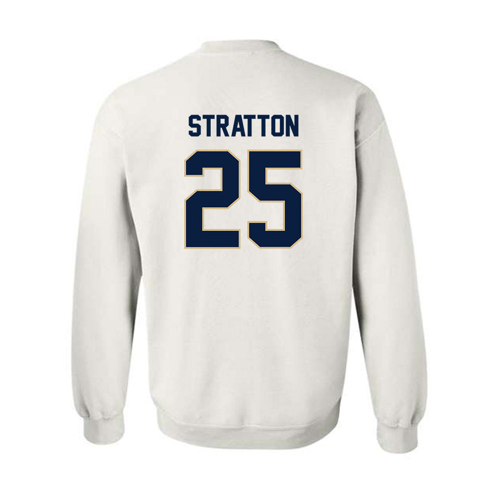 GWU - NCAA Men's Swimming & Diving : Shae Stratton - Classic Fashion Shersey Crewneck Sweatshirt-1