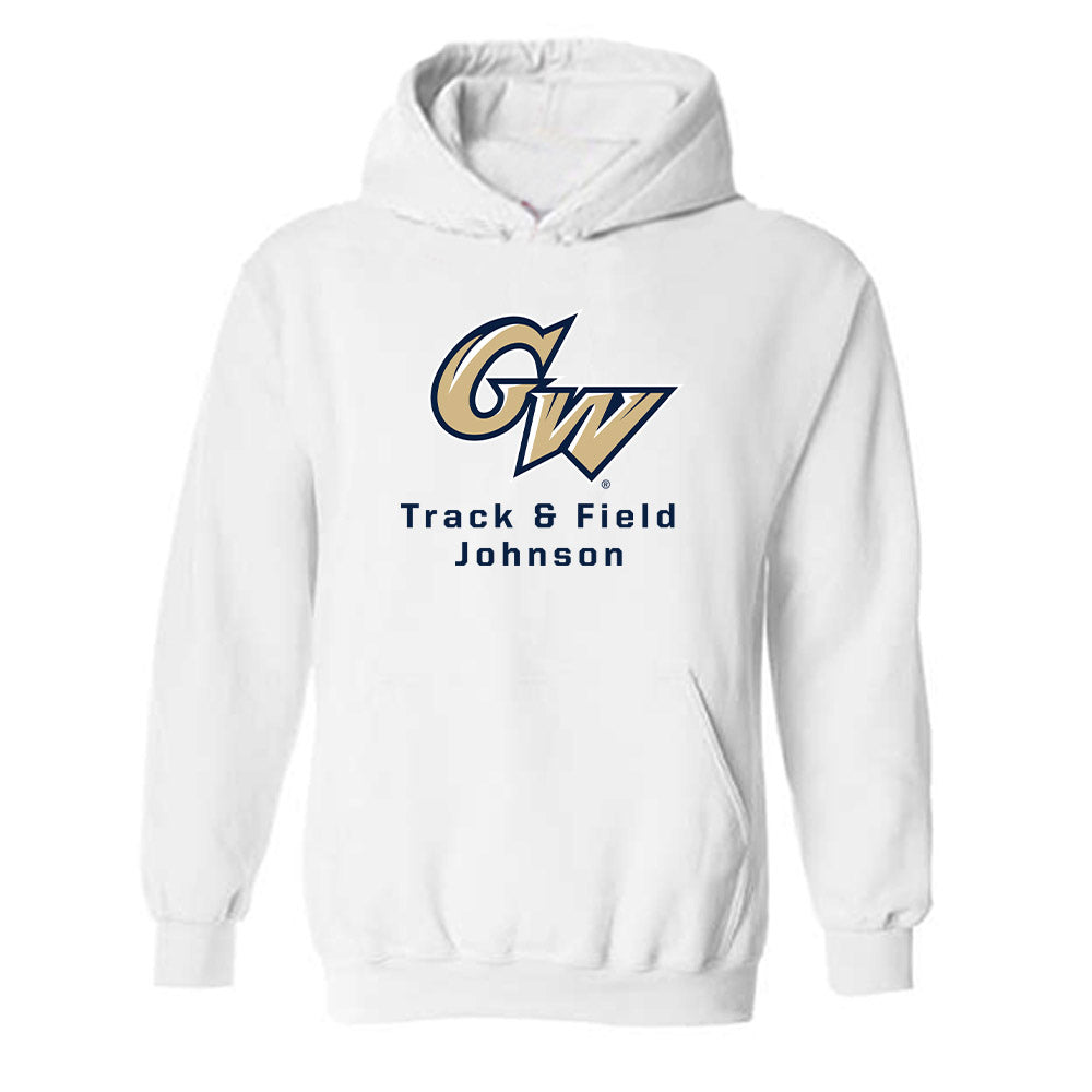 GWU - NCAA Men's Track & Field : Blake Johnson - Classic Fashion Shersey Hooded Sweatshirt