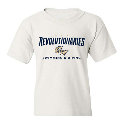GWU - NCAA Men's Swimming & Diving : Gage Boushee - Classic Fashion Shersey Youth T-Shirt-0