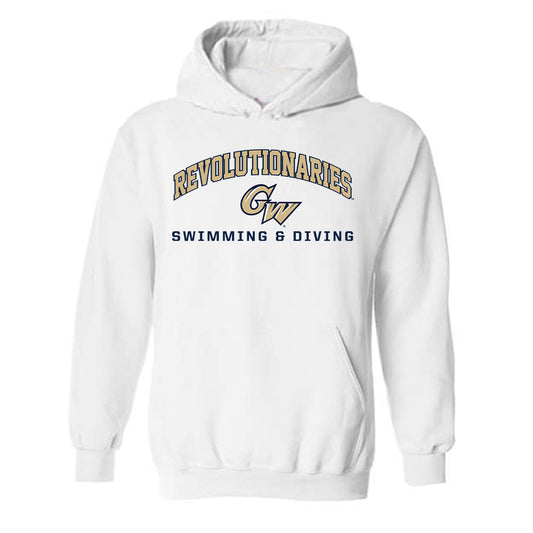 GWU - NCAA Men's Swimming & Diving : Gage Boushee - Classic Fashion Shersey Hooded Sweatshirt