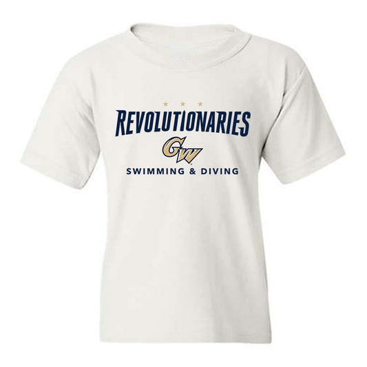 GWU - NCAA Men's Swimming & Diving : Shae Stratton - Classic Fashion Shersey Youth T-Shirt-0