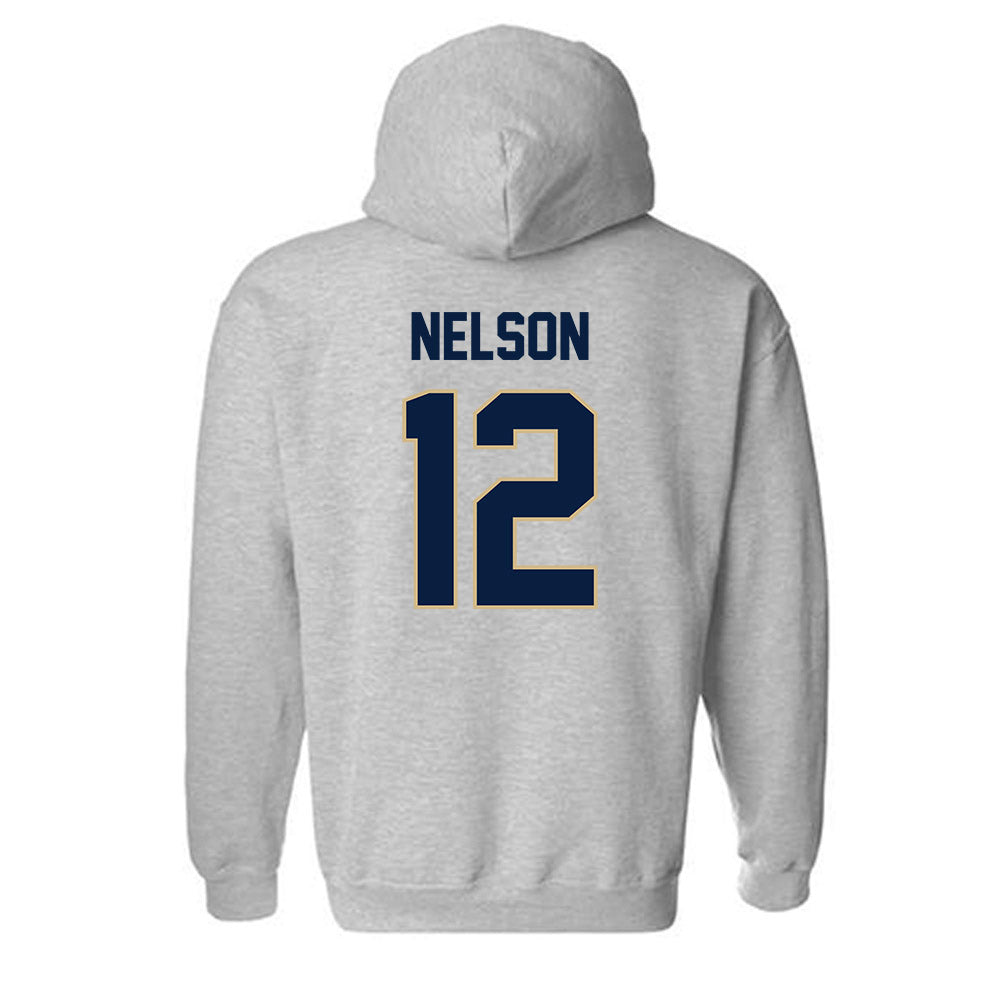 GWU - NCAA Men's Water Polo : Austin Nelson - Classic Fashion Shersey Hooded Sweatshirt-1