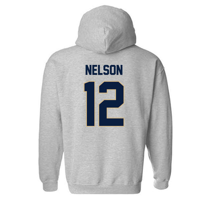 GWU - NCAA Men's Water Polo : Austin Nelson - Classic Fashion Shersey Hooded Sweatshirt-1