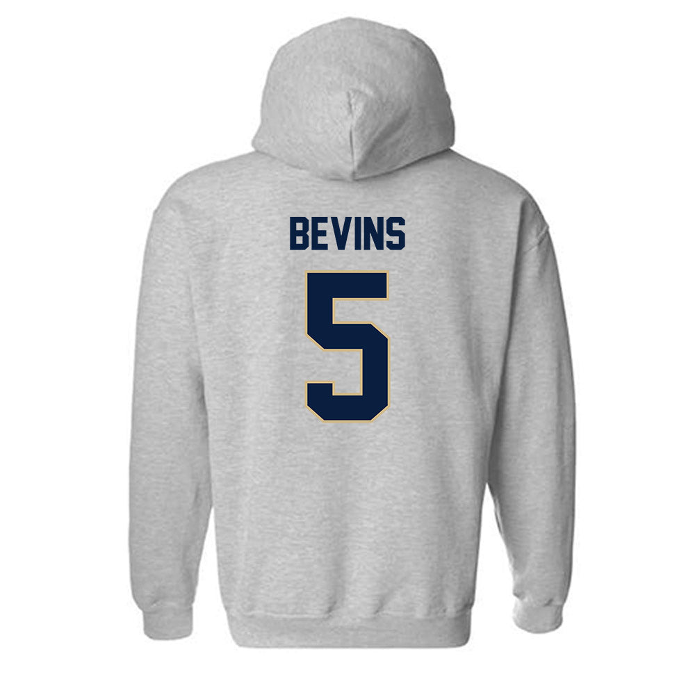 GWU - NCAA Men's Basketball : Ty Bevins - Classic Fashion Shersey Hooded Sweatshirt-1