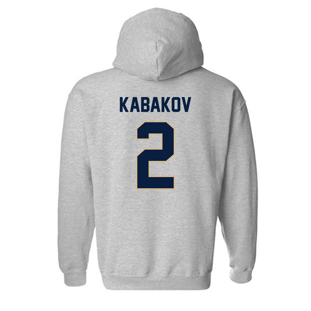 GWU - NCAA Men's Water Polo : Yam Kabakov - Classic Fashion Shersey Hooded Sweatshirt-1
