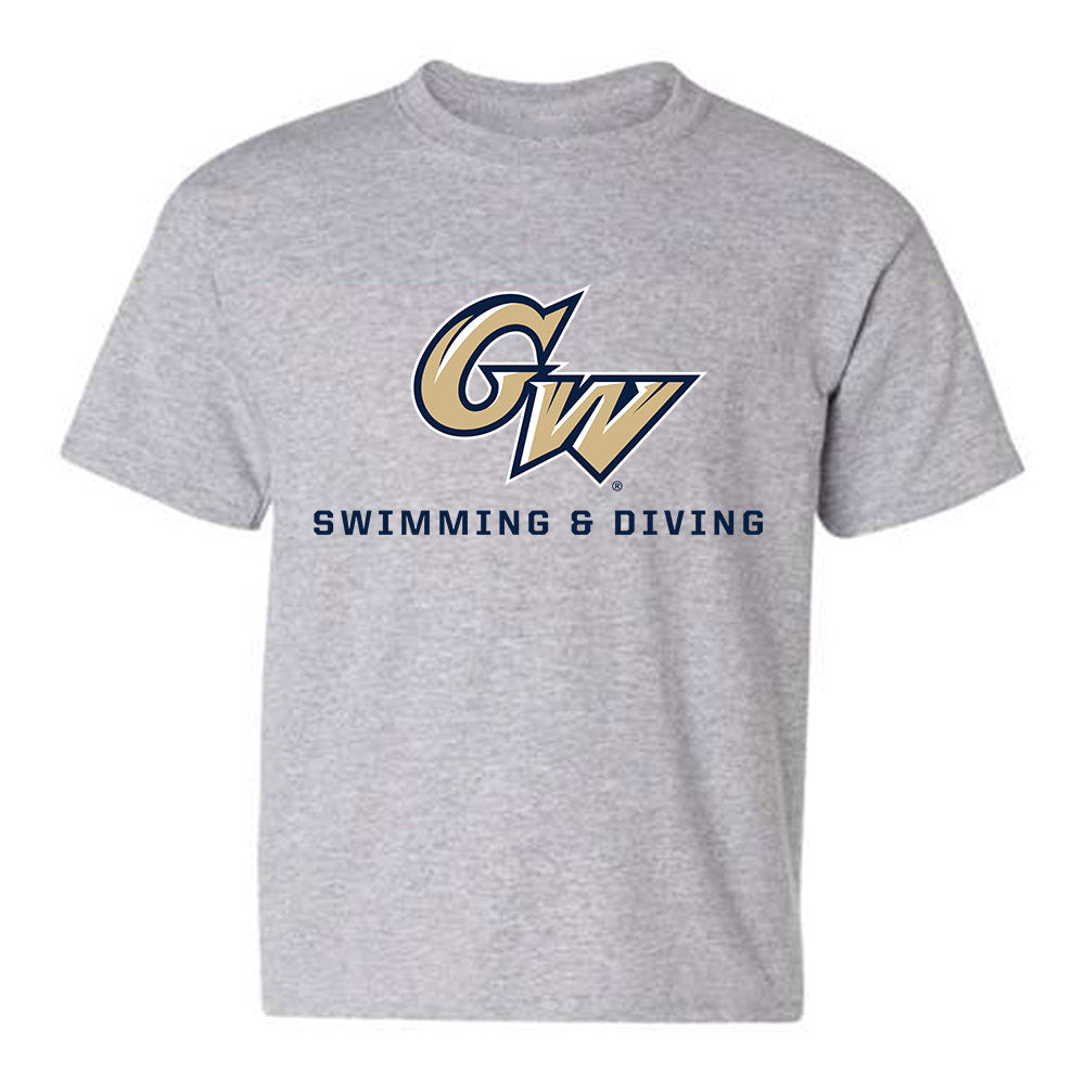 GWU - NCAA Men's Swimming & Diving : Shae Stratton - Classic Fashion Shersey Youth T-Shirt