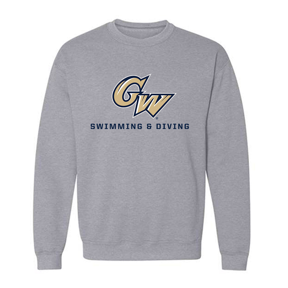 GWU - NCAA Men's Swimming & Diving : Shae Stratton - Classic Fashion Shersey Crewneck Sweatshirt