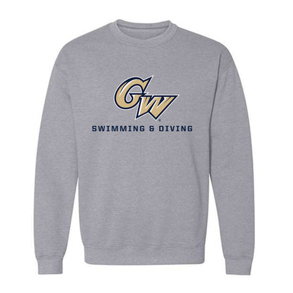 GWU - NCAA Men's Swimming & Diving : Shae Stratton - Classic Fashion Shersey Crewneck Sweatshirt