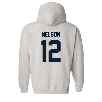 GWU - NCAA Men's Water Polo : Austin Nelson - Classic Fashion Shersey Hooded Sweatshirt-1