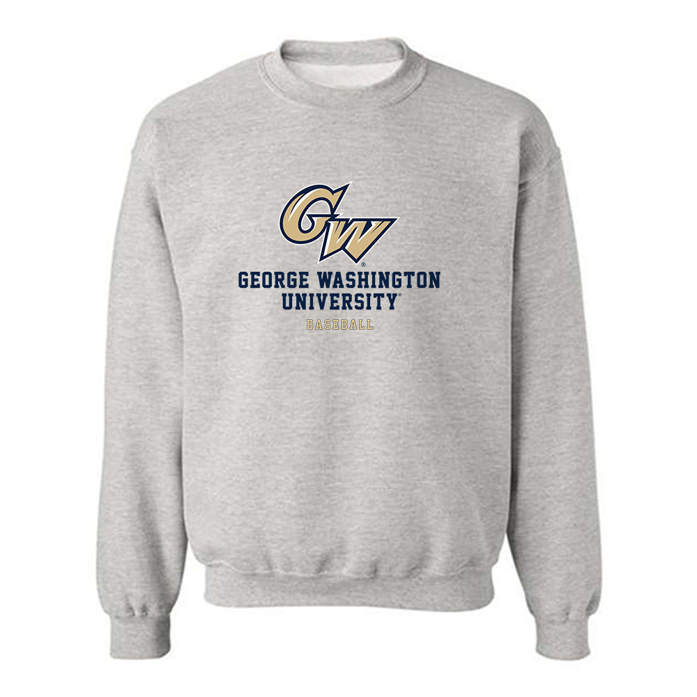 GWU - NCAA Baseball : Graham Jeffries - Classic Fashion Shersey Crewneck Sweatshirt-0