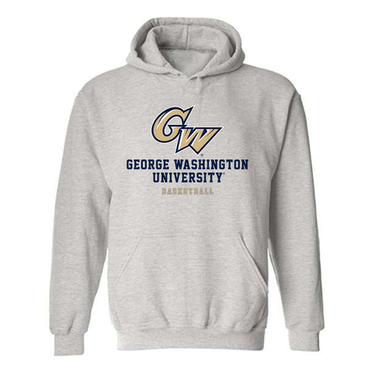 GWU - NCAA Women's Basketball : Nya Morris - Classic Fashion Shersey Hooded Sweatshirt-0