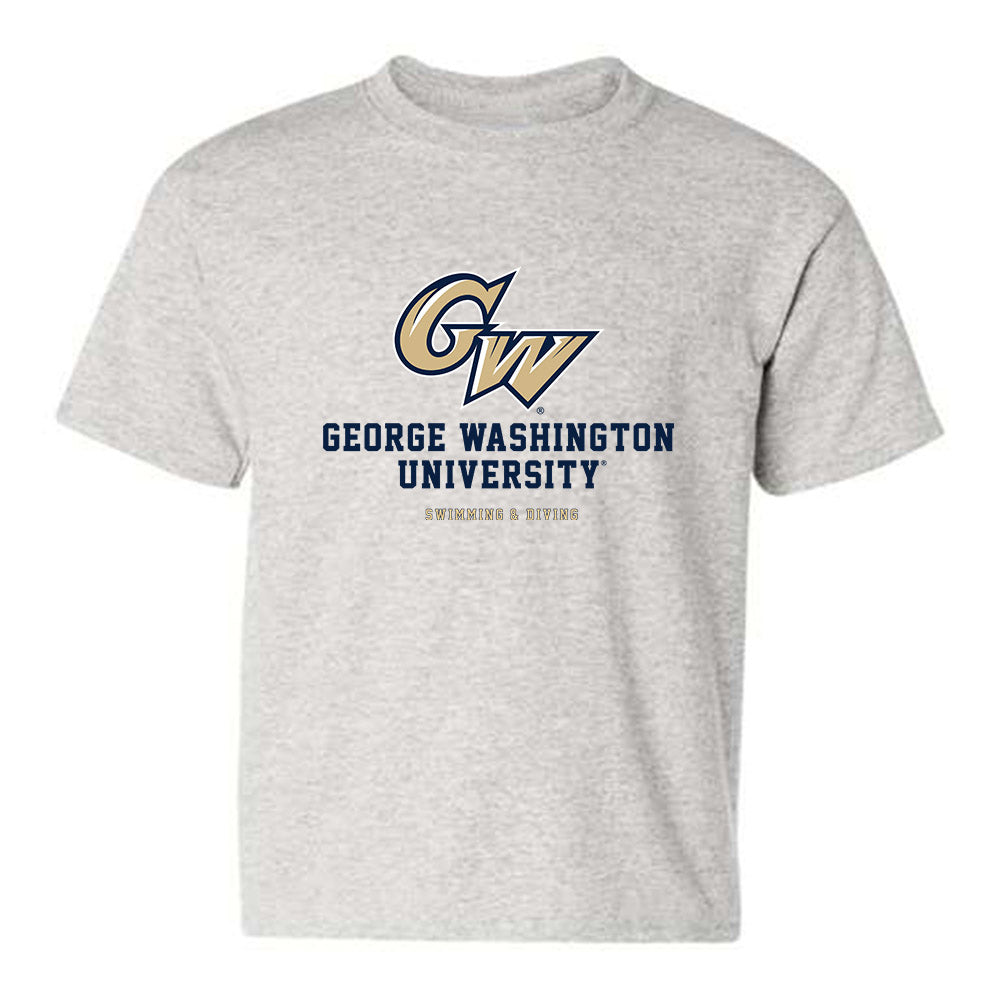 GWU - NCAA Men's Swimming & Diving : Shae Stratton - Classic Fashion Shersey Youth T-Shirt