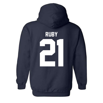 GWU - NCAA Softball : Isabella Ruby - Classic Fashion Shersey Hooded Sweatshirt-1