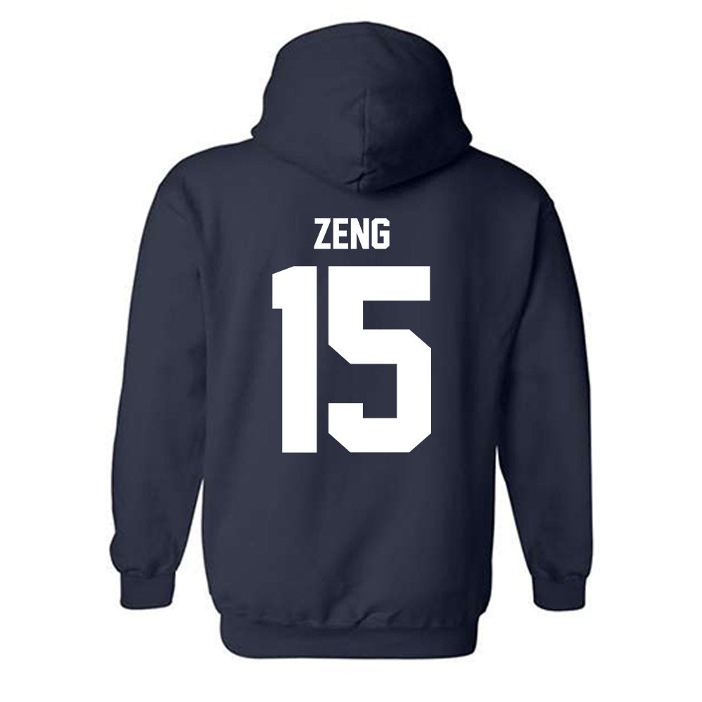 GWU - NCAA Women's Volleyball : Lydia Zeng - Classic Fashion Shersey Hooded Sweatshirt-1