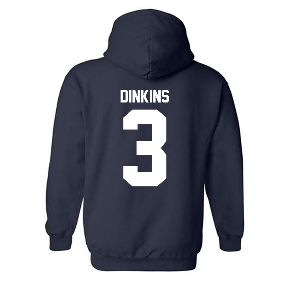 GWU - NCAA Men's Basketball : Tre Dinkins - Classic Fashion Shersey Hooded Sweatshirt-1