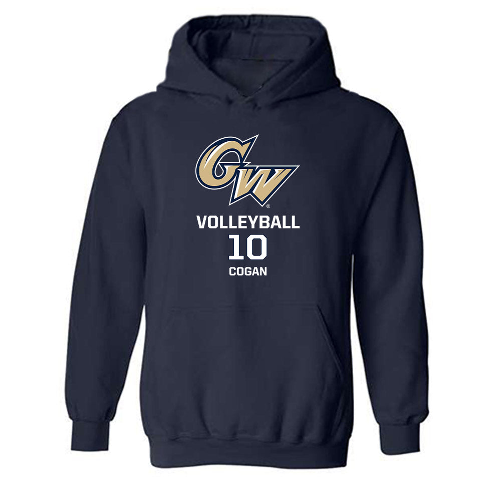 GWU - NCAA Women's Volleyball : Cayla Cogan - Hooded Sweatshirt Classic Fashion Shersey