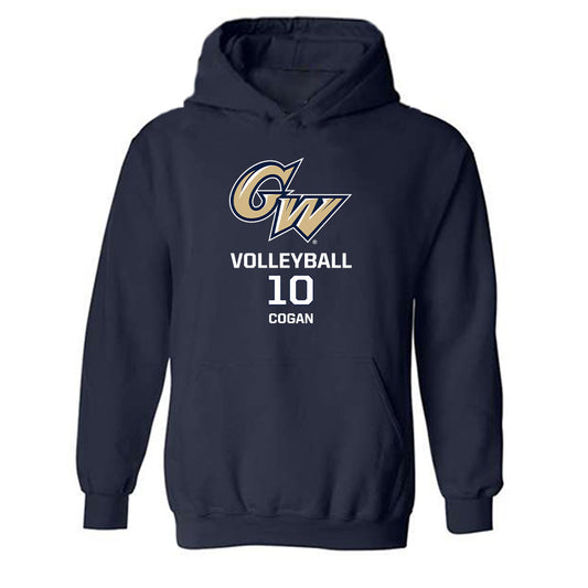 GWU - NCAA Women's Volleyball : Cayla Cogan - Hooded Sweatshirt Classic Fashion Shersey