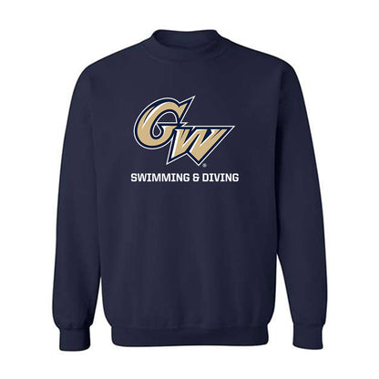 GWU - NCAA Men's Swimming & Diving : Shae Stratton - Classic Fashion Shersey Crewneck Sweatshirt