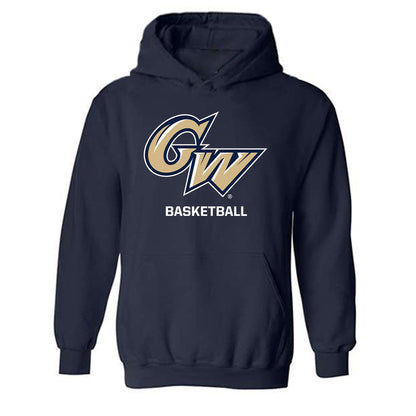GWU - NCAA Men's Basketball : Rafael Castro - Classic Fashion Shersey Hooded Sweatshirt-0