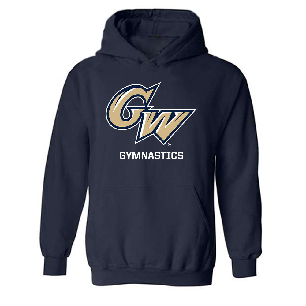 GWU - NCAA Women's Gymnastics : Kendall Whitman - Classic Fashion Shersey Hooded Sweatshirt-0