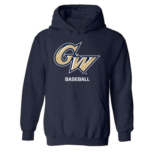 GWU - NCAA Baseball : Adham Sahebzadah - Classic Fashion Shersey Hooded Sweatshirt