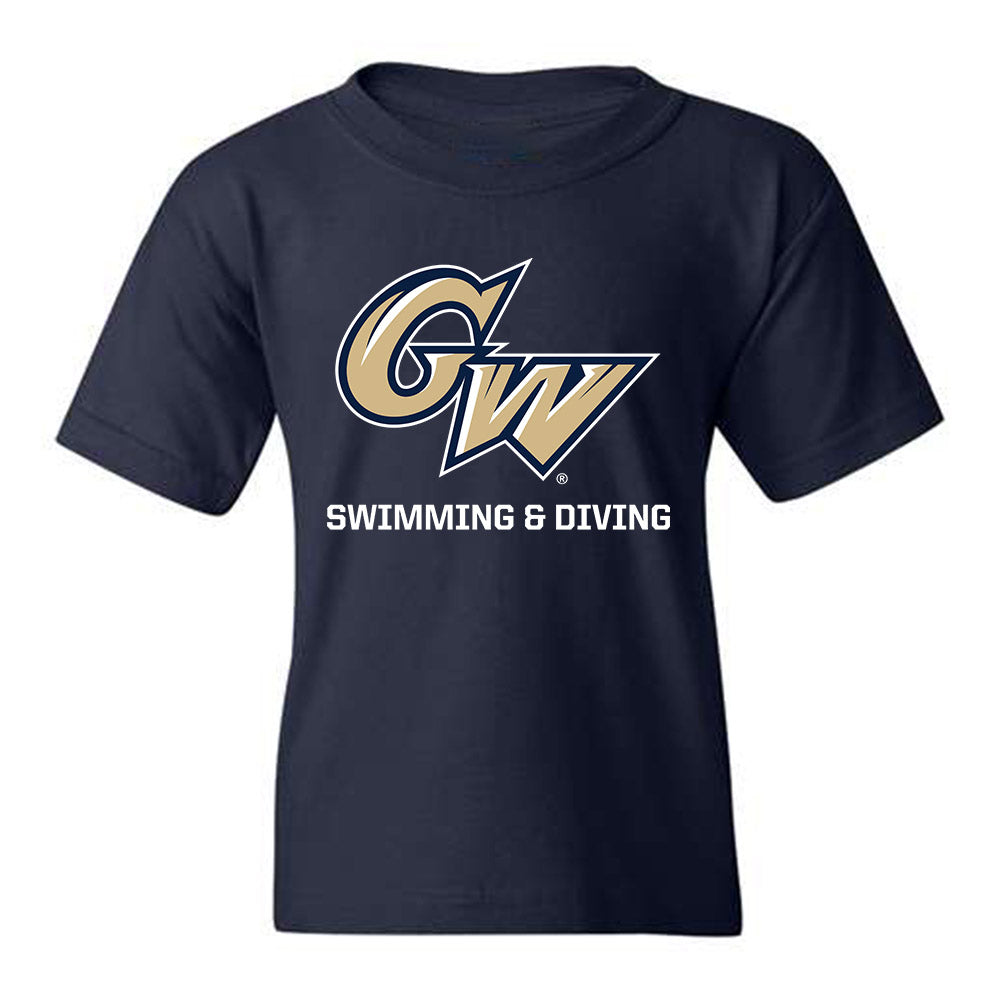 GWU - NCAA Men's Swimming & Diving : Shae Stratton - Classic Fashion Shersey Youth T-Shirt