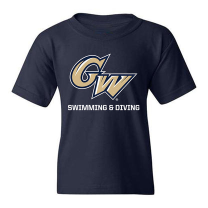 GWU - NCAA Men's Swimming & Diving : Shae Stratton - Classic Fashion Shersey Youth T-Shirt
