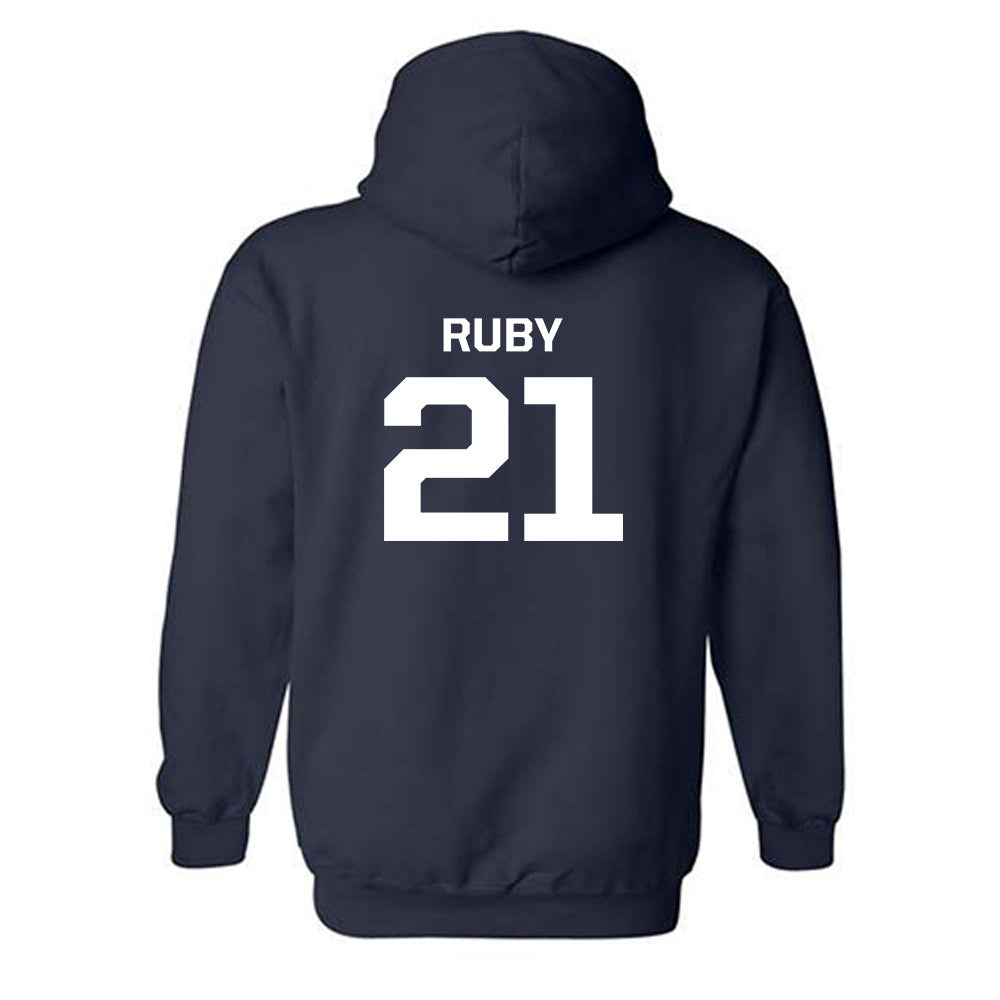 GWU - NCAA Softball : Isabella Ruby - Classic Shersey Hooded Sweatshirt-1
