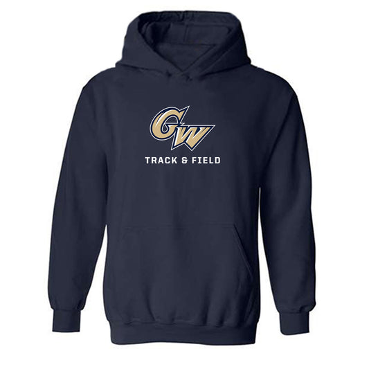 GWU - NCAA Women's Track & Field : Alana Moore - Classic Shersey Hooded Sweatshirt