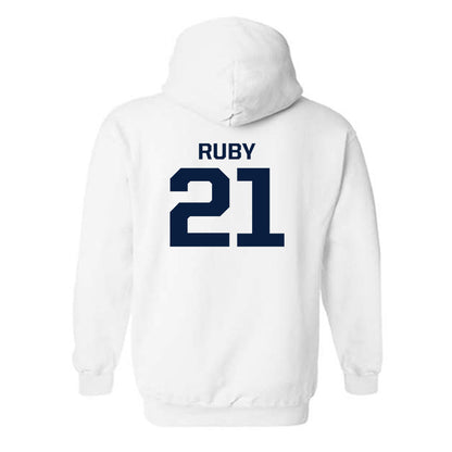 GWU - NCAA Softball : Isabella Ruby - Classic Shersey Hooded Sweatshirt-1