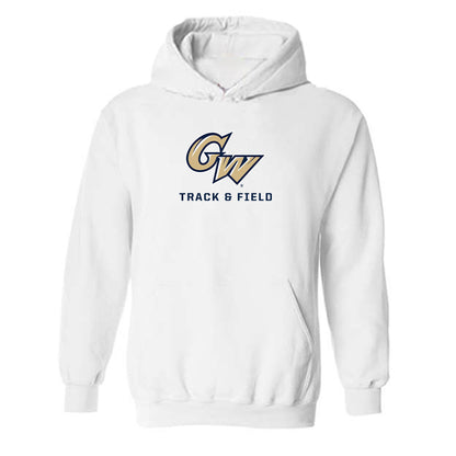 GWU - NCAA Men's Track & Field : Ashton Cruz - Classic Shersey Hooded Sweatshirt-0