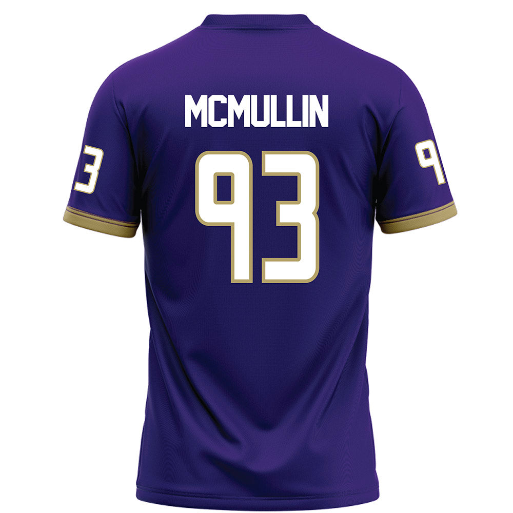 JMU - NCAA Football : Mychal McMullin - Purple Football Jersey-1