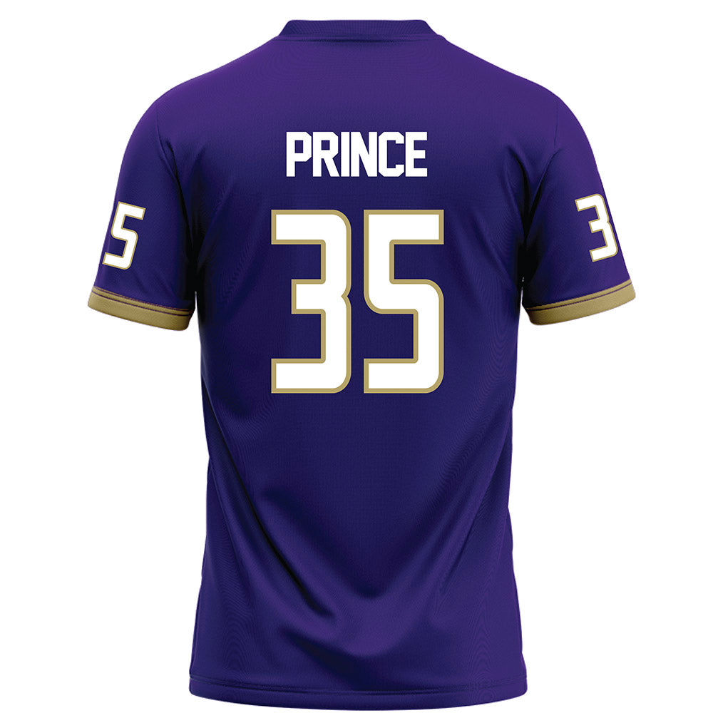 JMU - NCAA Football : Joshua Prince - Purple Football Jersey-1