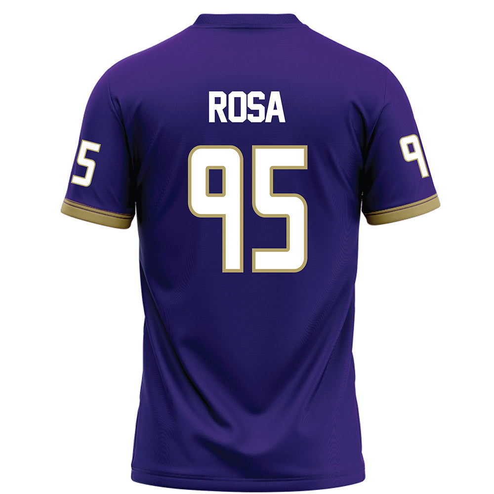 JMU - NCAA Football : Cristiano Rosa - Purple Football Jersey-1