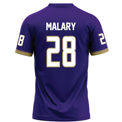 JMU - NCAA Football : Jobi Malary - Purple Football Jersey