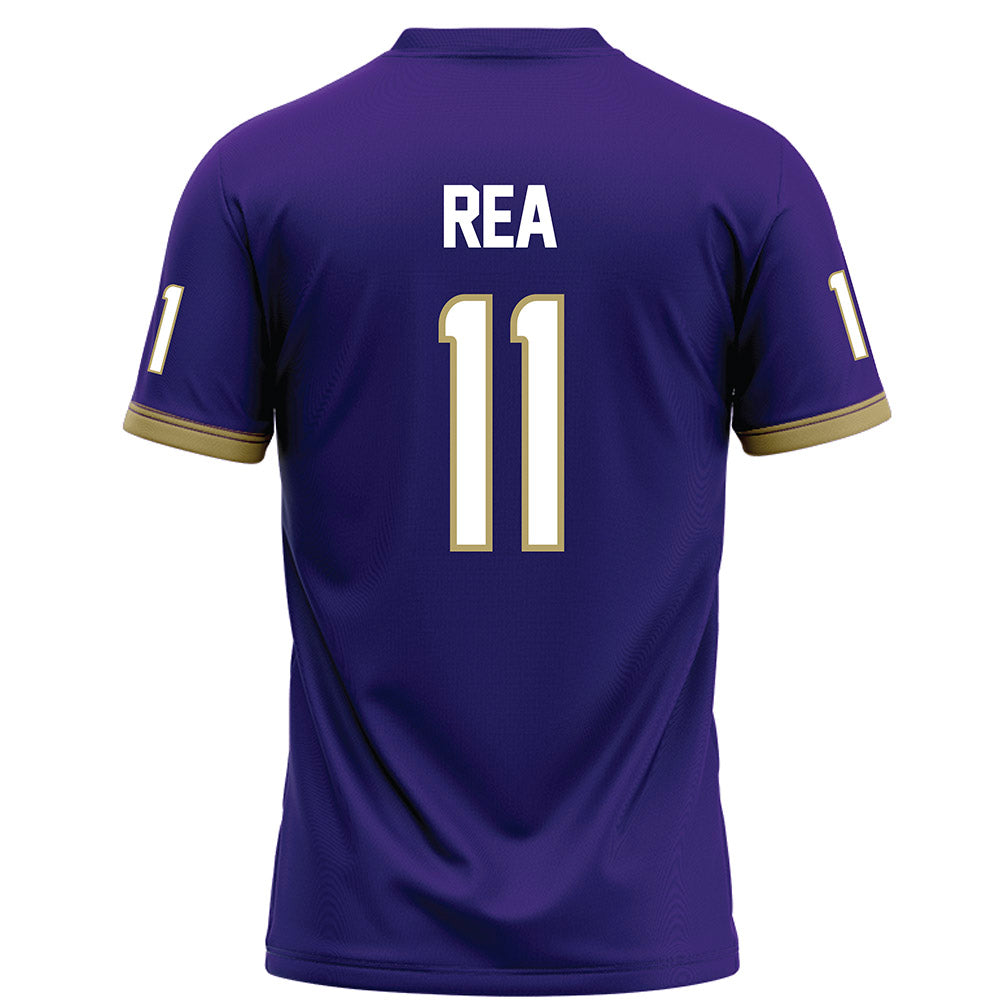 JMU - NCAA Football : Patrick Rea - Purple Football Jersey-1