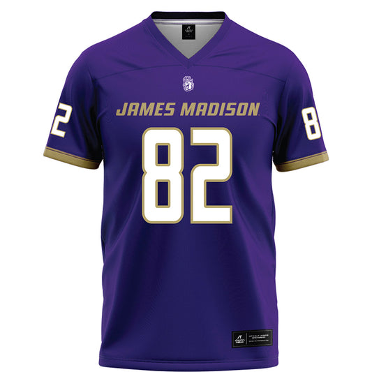 JMU - NCAA Football : Jamarcus Smith Jr - Purple Football Jersey-0