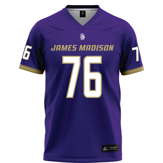 JMU - NCAA Football : Patrick McMurtrie - Purple Football Jersey