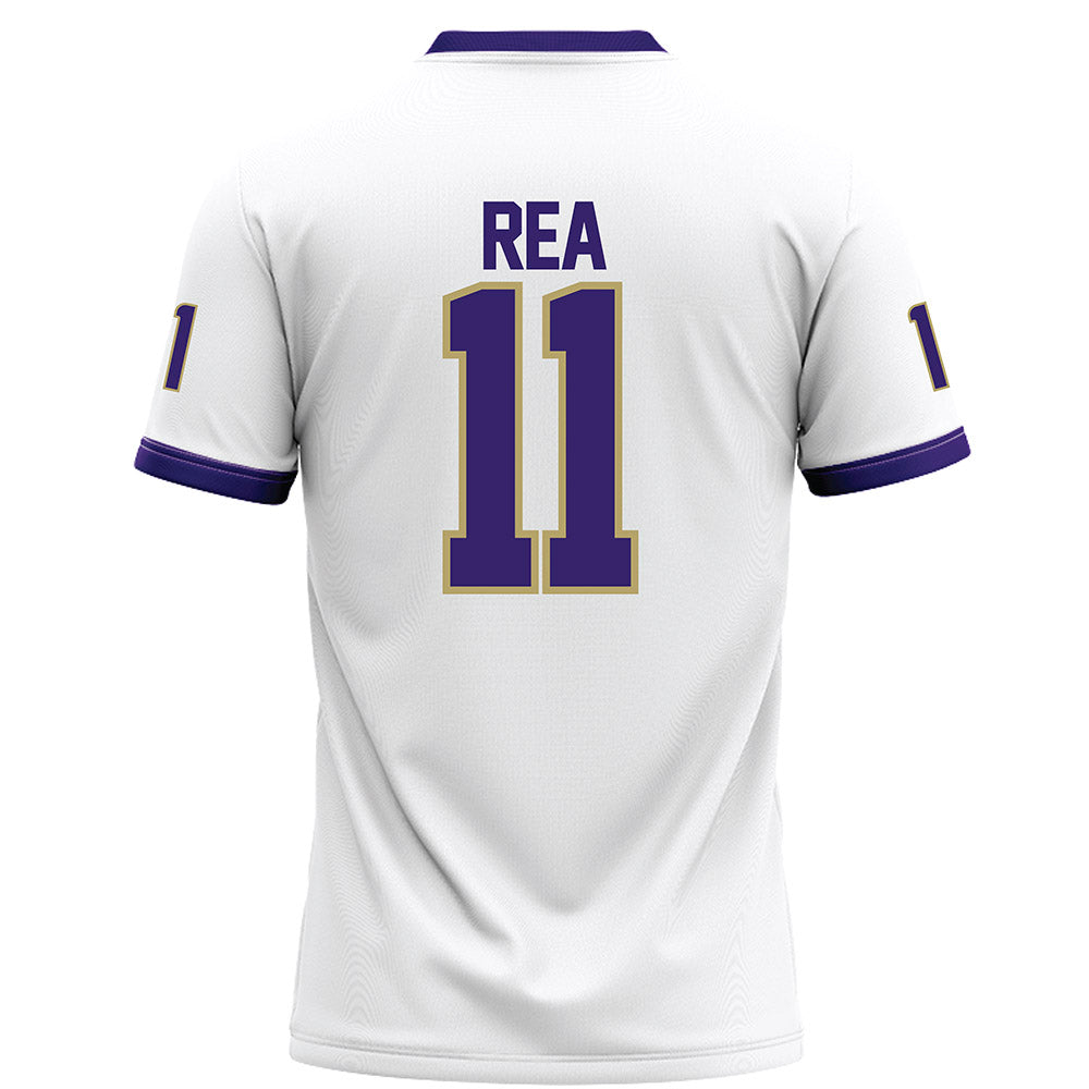 JMU - NCAA Football : Patrick Rea - White Football Jersey-1