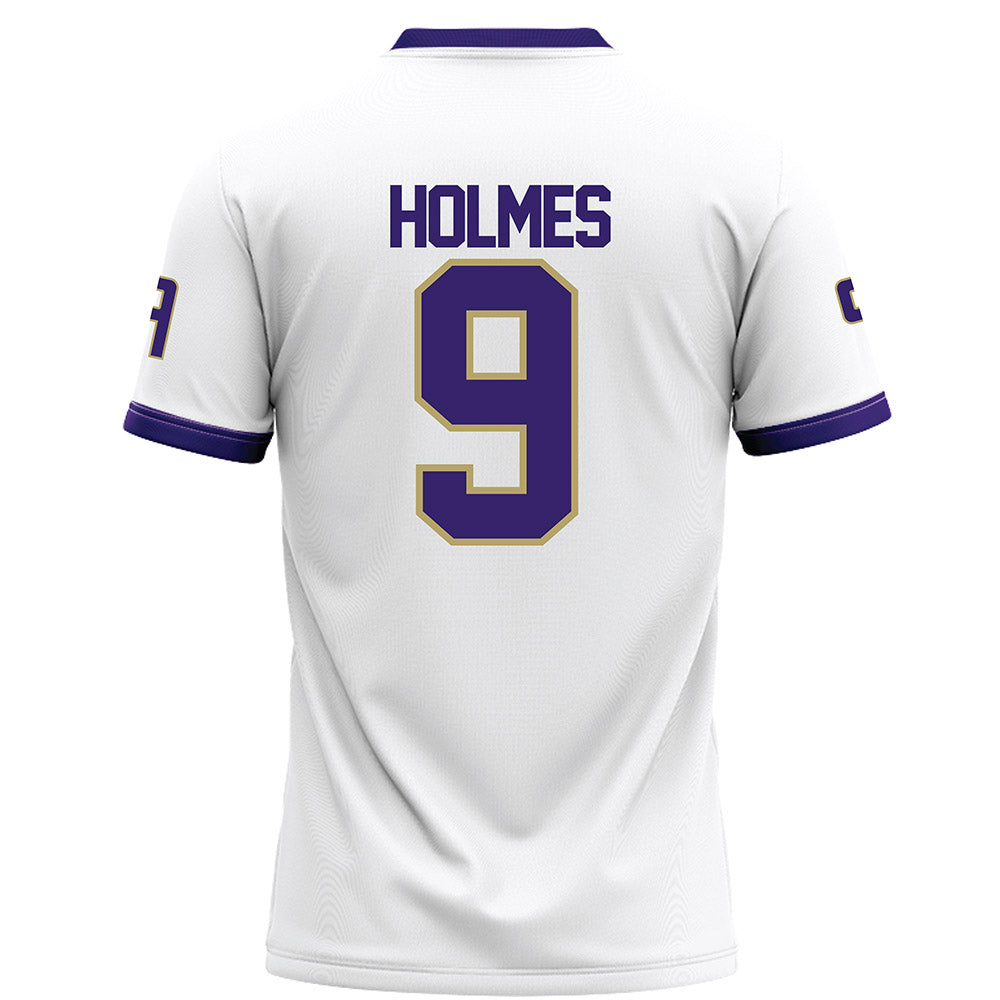 JMU - NCAA Football : Xavier Holmes - White Football Jersey-1