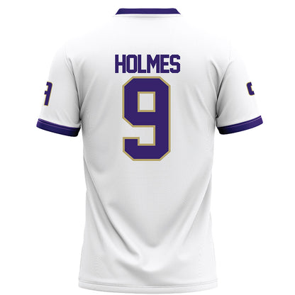 JMU - NCAA Football : Xavier Holmes - White Football Jersey-1