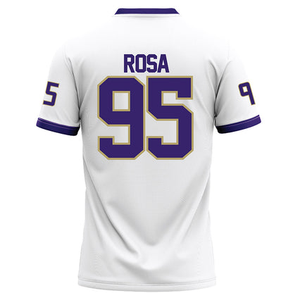 JMU - NCAA Football : Cristiano Rosa - White Football Jersey-1