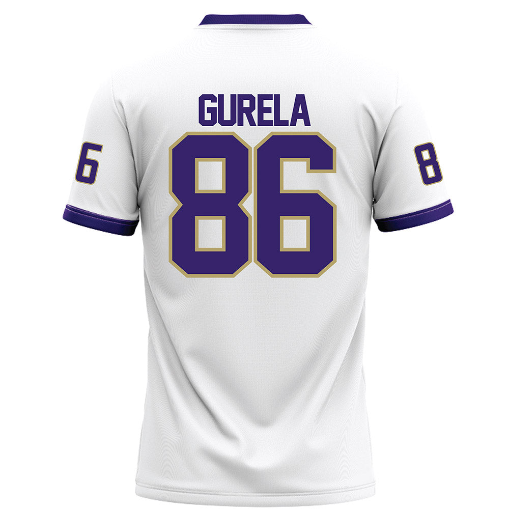JMU - NCAA Football : Ethan Gurela - White Football Jersey-1