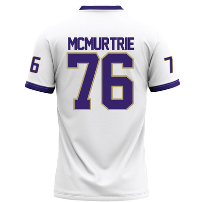 JMU - NCAA Football : Patrick McMurtrie - White Football Jersey